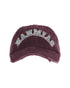 NAHMIAS Chenille Dad Cap Accessories