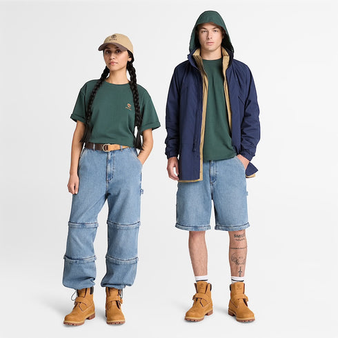 TIMBERLAND x BEAMS Cotton Print T-shirt Mens Apparel Tee