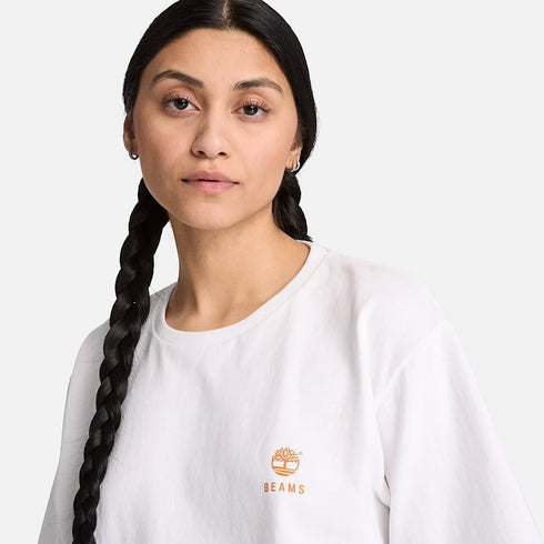 TIMBERLAND x BEAMS Cotton Print T-shirt Mens Apparel