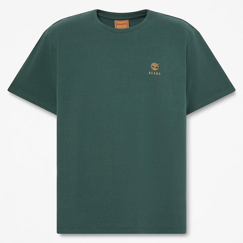 TIMBERLAND x BEAMS Cotton Print T-shirt Mens Apparel Tee