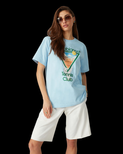 CASABLANCA Metaphysocal Tennis Icon Print Unisex Apparel