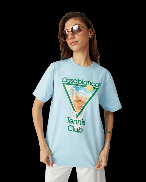 CASABLANCA Metaphysocal Tennis Icon Print Unisex Apparel