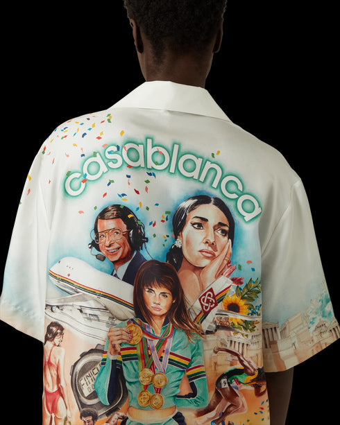CASABLANCA Silk Twill - Celebration Du Sport Unisex Apparel