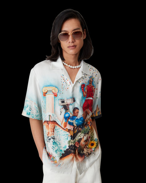 CASABLANCA Silk Twill - Celebration Du Sport Unisex Apparel