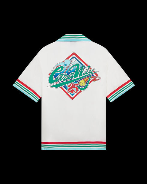 CASABLANCA Casa Way World Series - Silk Satin Mens Apparel