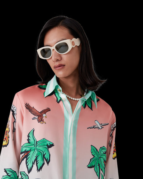 CASABLANCA Tennis Club - Silk Satin Mens Apparel