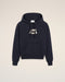 AMI PARIS Navy Cotton Hoodie With Ami Paris Patch Unisex Apparel