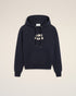 AMI PARIS Navy Cotton Hoodie With Ami Paris Patch Unisex Apparel