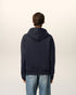 AMI PARIS Navy Cotton Hoodie With Ami Paris Patch Unisex Apparel