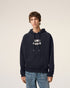 AMI PARIS Navy Cotton Hoodie With Ami Paris Patch Unisex Apparel