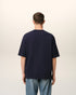 AMI PARIS Navy Cotton Ami Paris Patch T-Shirt Mens Apparel