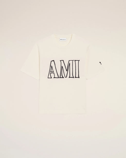 AMI PARIS Print T-Shirt Mens Apparel