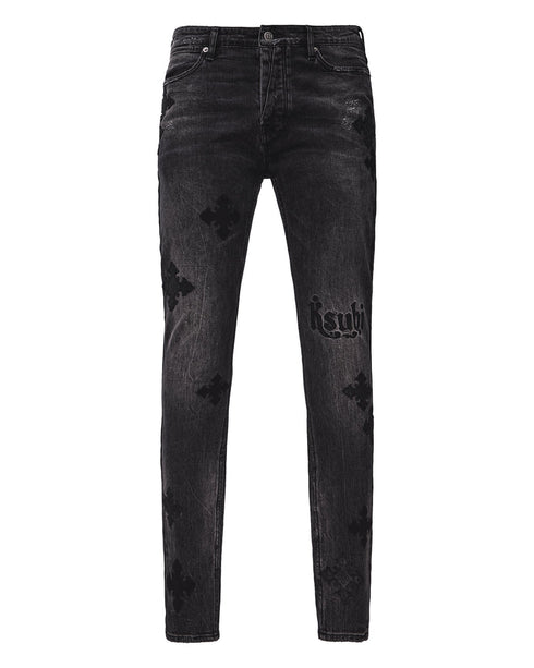 KSUBI Van Winkle Blakk Metal Paise Mens Apparel