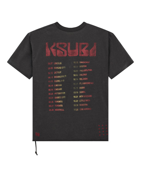 KSUBI Venom Ekcess Ss Tee Faded Blk Mens Apparel