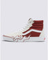 Vans Sk8-hi Flame Blanc De Unisex Sneakers