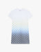 CASABLANCA White Gradient Monogram T‑Shirt Dress Women's Apparel