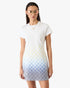 CASABLANCA White Gradient Monogram T‑Shirt Dress Women's Apparel