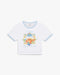 CASABLANCA Tennis Landscape Ringer Baby Short Sleeve T‑Shirt Women's Apparel