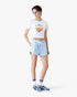 CASABLANCA Tennis Landscape Ringer Baby Short Sleeve T‑Shirt Women's Apparel