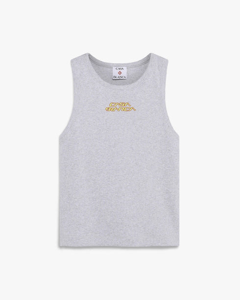CASABLANCA Ribbed Tank Top Women's Apparel