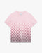 CASABLANCA Aubergine Gradient Monogram Short Sleeve T‑Shirt Women's Apparel