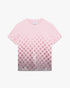 CASABLANCA Aubergine Gradient Monogram Short Sleeve T‑Shirt Women's Apparel