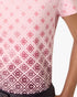 CASABLANCA Aubergine Gradient Monogram Short Sleeve T‑Shirt Women's Apparel