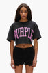 PURPLE BRAND W1050 Hwt Jersey Boyfriend Tee Womens Apparel
