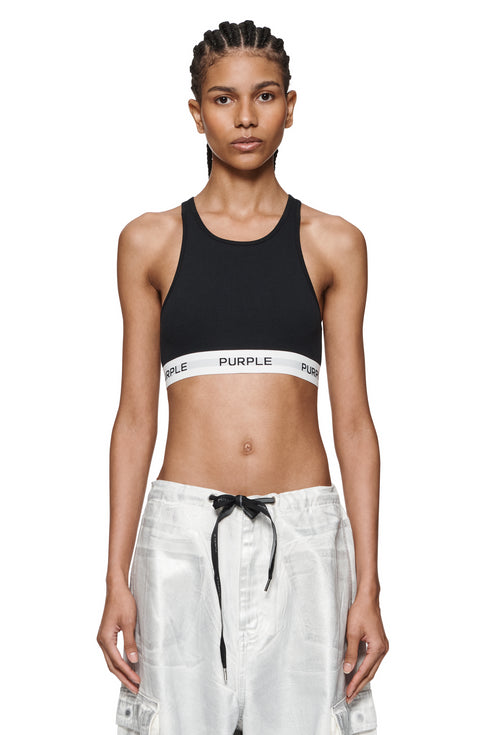 PURPLE BRAND W8003 Rib bralette Womens Apparel