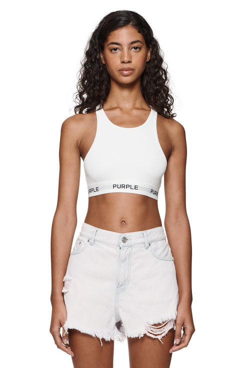 PURPLE BRAND W8003 Rib bralette Womens Apparel
