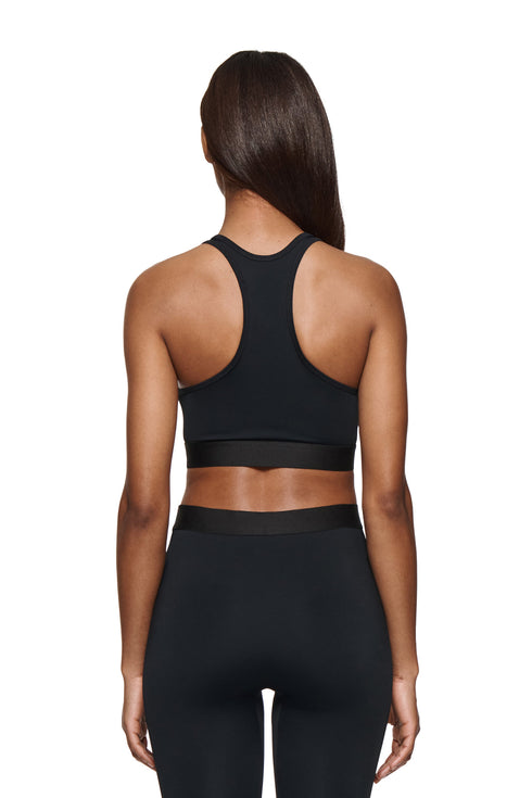 PURPLE BRAND W8011 Black Beauty Racer Bralette Womens Apparel