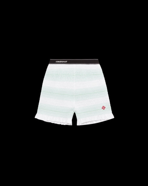 CASABLANCA Stripe Shirred Shorts Womens Apparel