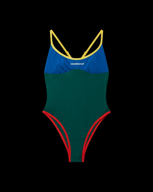 CASABLANCA Colourblock Swimsuit Womens Apparel