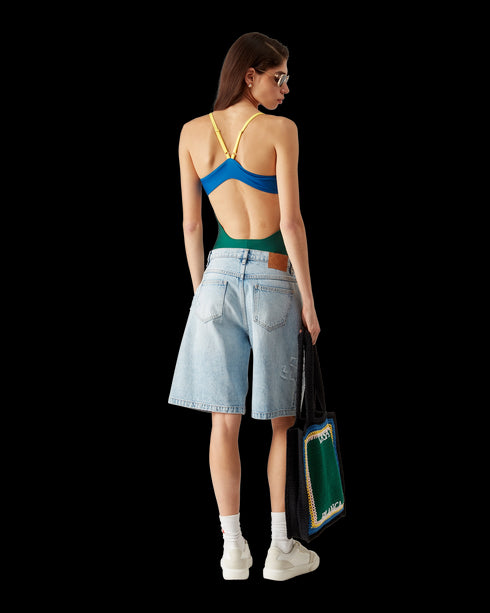 CASABLANCA Colourblock Swimsuit Womens Apparel