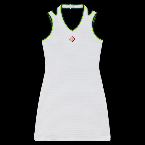 CASABLANCA Textured Velour Tennis Dress Womens Apparel