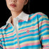 CASABLANCA Stripe Towelling Polo Shirt Womens Apparel