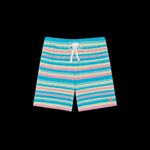 CASABLANCA Stripe Towelling Shorts Womens Apparel