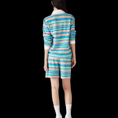 CASABLANCA Stripe Towelling Shorts Womens Apparel