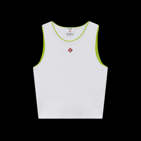CASABLANCA Diamond Logo Tank Top Womens Apparel