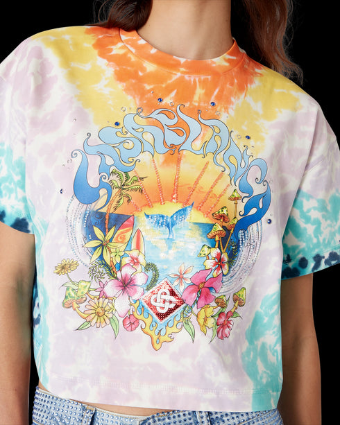 CASABLANCA Surf Trip Printed Embellishment Womens Apparel