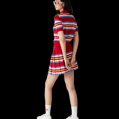 CASABLANCA Stripe Polo Shirt Womens Apparel