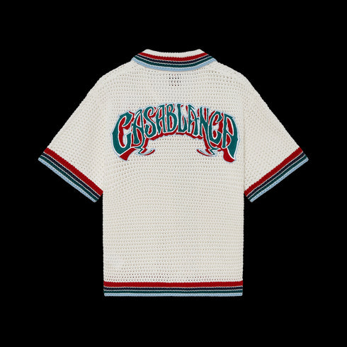 CASABLANCA Gothic Crochet Shirt Womens Apparel