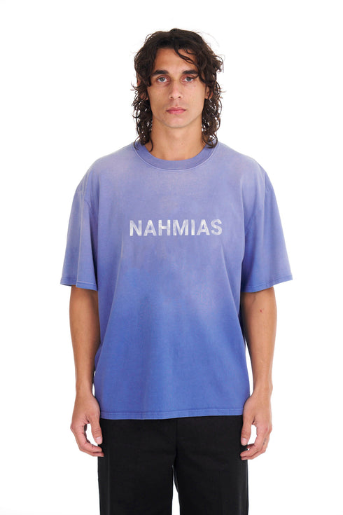 NAHMIAS Aged Logo Boxy T-shirt Mens Apparel