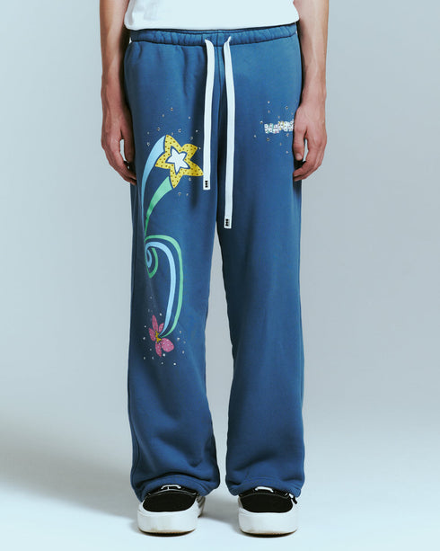 NAHMIAS Flower Trip Wide Sweatpants Men's Apparel