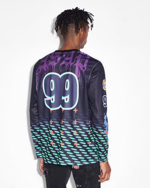 KSUBI A$AP Tyy Moto Jersey Mens Apparel
