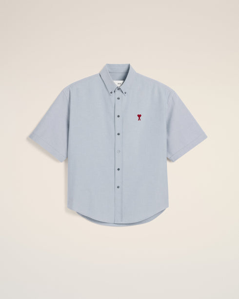 AMI PARIS Chemose Boxy Fit Sl Shirt Mens Apparel