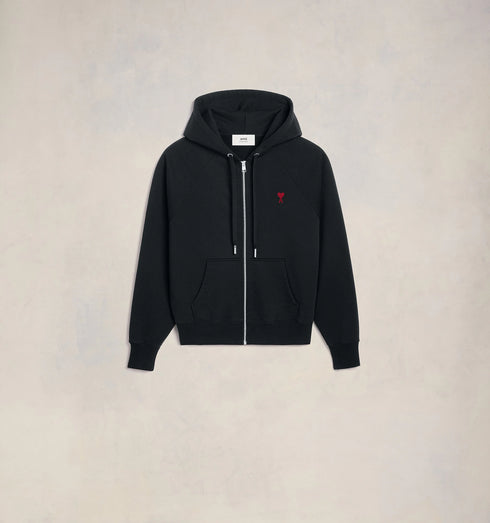 AMI PARIS Ami De Coeur Zipper Hoodie Mens Apparel