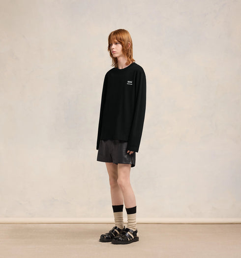 AMI PARIS Long Sleeve Ami Alexandre Mattiussi T-shirt Mens Apparel