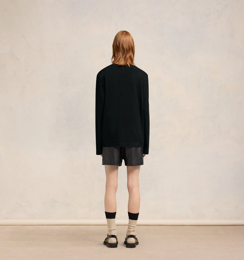 AMI PARIS Long Sleeve Ami Alexandre Mattiussi T-shirt Mens Apparel