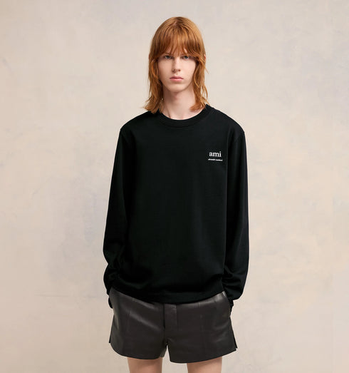 AMI PARIS Long Sleeve Ami Alexandre Mattiussi T-shirt Mens Apparel
